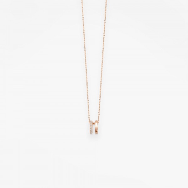 COLLIER Vanrycke CHARLIE Or rose 18k et diamants