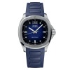 Montre Mido Multifort TV Big Date Bracelet Caoutchouc Cadran Bleu