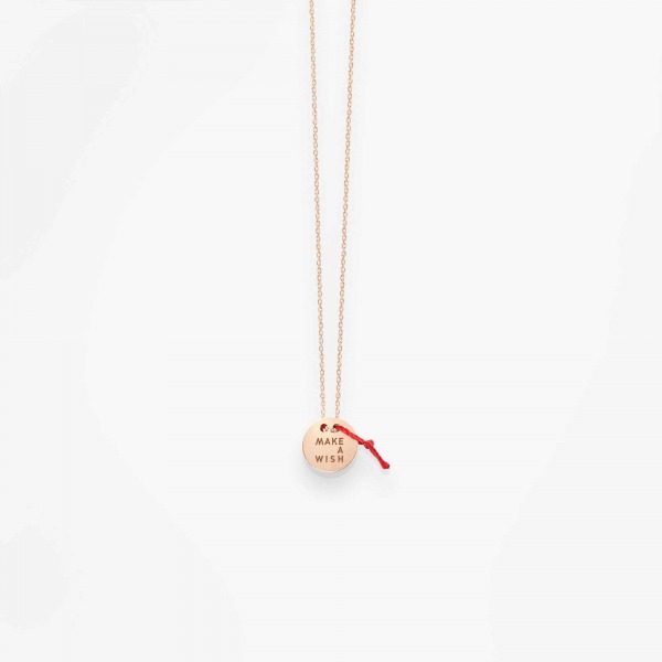 COLLIER Vanrycke MAKE A WISH Or rose 18k