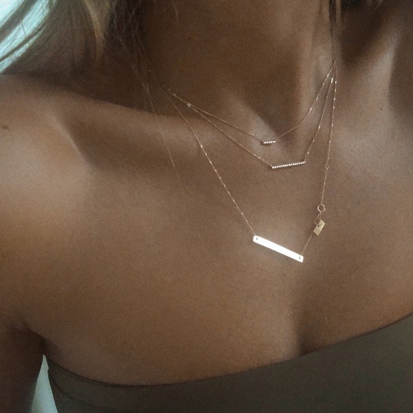 COLLIER Vanrycke MEDELLIN Or rose 18k et diamants