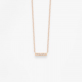 COLLIER Vanrycke MEDELLIN Or rose 18k et diamants