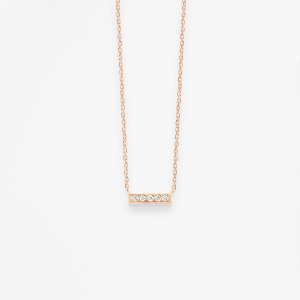 COLLIER Vanrycke MEDELLIN Or rose 18k et diamants