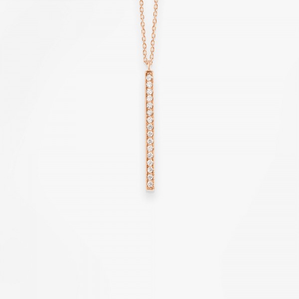 COLLIER Vanrycke MEDELLIN Or rose 18k et diamants