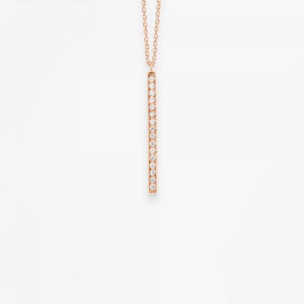 COLLIER Vanrycke MEDELLIN Or rose 18k et diamants