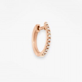 CRÉOLE Vanrycke OFFICIEL Or rose 18k et diamants modèle S - 12mm