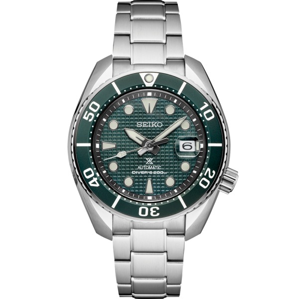 Montre Seiko Prospex Sea Automatique Cadran Vert Bracelet Acier