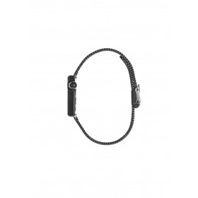 Montre LIP Femme MACH 2000 mini square 30 mm Cadran Noir Bracelet Milanais