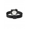 Montre LIP Femme MACH 2000 mini square 30 mm Cadran Noir Bracelet Milanais