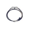 Montre Chopard Happy Sport 25 MM, QUARTZ, LUCENT STEEL™, DIAMANTS Bracelet cuir bleu