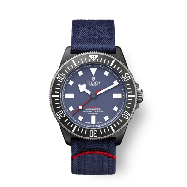 MONTRE HOMME TUDOR PELAGOS 43MM FXD BACELET TISSU BLEU