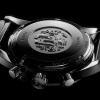 Montre Yema Rallygraf Meca-Quartz cadran noir bracelet acier maille milanaise 39 mm