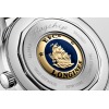 Montre Longines Flagship Heritage Auto Cadran Argenté Bracelet Cuir Brun