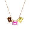 Collier Ginette NY 3 Mini Cocktail Chaîne Or Rose