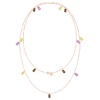 Collier Ginette NY Cocktail Sautoir Or Rose