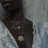 Collier Ginette NY Jumbo Braille Necklace Chaîne Or Rose