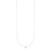 Collier Ginette NY Mini Cocktail Perles & Topaze Rose Chaîne Or Rose