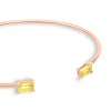 Bracelet Ginette NY Cocktail Lemon Quartz Or Rose