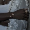 Bracelet Ginette NY Braille Topaze Rose & Or Rose
