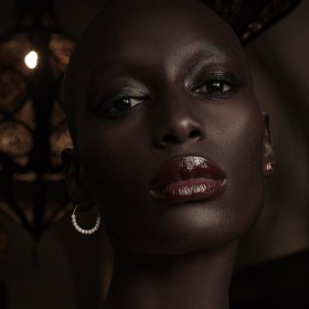 Puce d'Oreille Solo Ginette NY Cocktail Topaze Rose & Or Rose