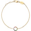 Bracelet Redline Mini Aura Rainbow Saphirs Chaîne Or Jaune
