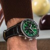 Montre Breitling Navitimer B01 Chronograph 46 Cadran Vert Bracelet Alligator