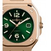 Montre BELL & ROSS BR05 Green Gold Bracelet Acier 40MM