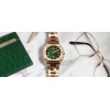 Montre BELL & ROSS BR05 Green Gold Bracelet Acier 40MM