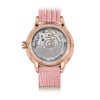 Montre Mido Rainflower 8 Saphirs Roses Bracelet Cuir Rose