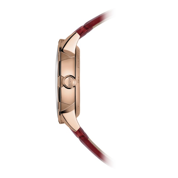 Montre Mido Rainflower 8 Rubis Bracelet Cuir Rouge