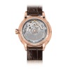 Montre Mido Rainflower PVD Or Rose Bracelet Cuir Brun