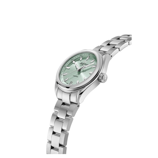 Montre Alpina Comtesse Quartz Fresh Green Bracelet Acier