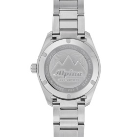 Montre Alpina Comtesse Sport Quartz Cadran Bleu Bracelet Acier