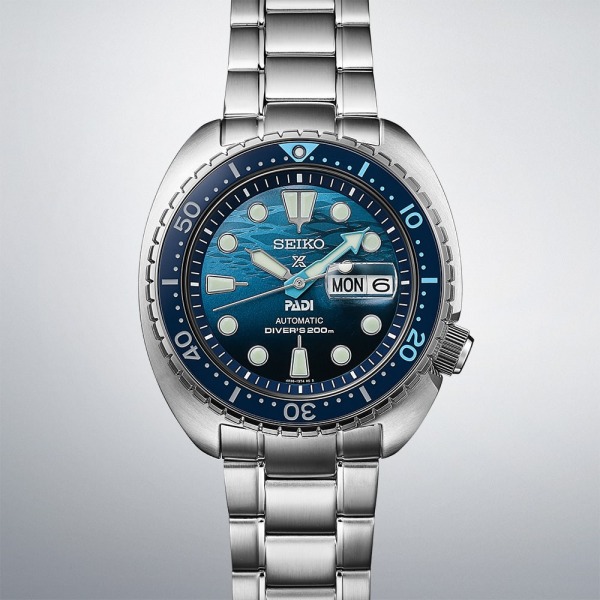 Montre Seiko Prospex Automatique Diver's 200m Cadran Océan Bracelet Acier