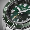 Montre Seiko Prospex Automatic GMT Cadran Vert Bracelet Acier