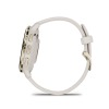 Montre Garmin Venu 3S Soft Gold bracelet ivoire