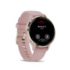 Montre Garmin Venu 3S Soft Gold bracelet rose