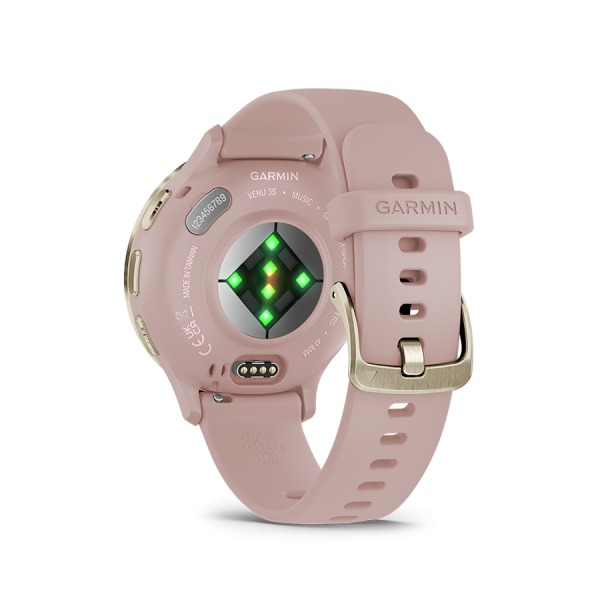 Montre Garmin Venu 3S Soft Gold bracelet rose