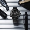 Montre Seiko Prospex Automatique Diver's 200m Cadran noir bracelet acier noir