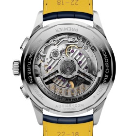Montre Breitling Premier B01 Chronographe 42 Cadran Bleu Bracelet Cuir