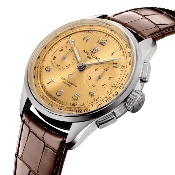 Montre Breitling Premier B09 Chronograph 40 Cadran Gold