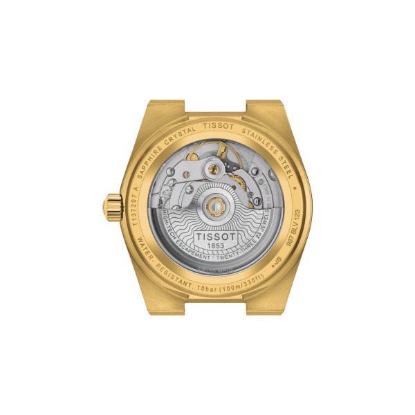 Montre Tissot PRX 35mm Cadran Champagne PVD Or Jaune