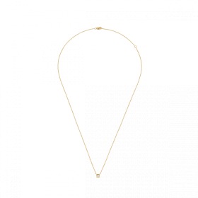 Collier Dinh Van Le Cube Diamant Petit Modèle Or Jaune & Diamant