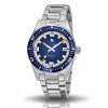 Montre LIP Nautic 3 Cadran Bleu Bracelet Acier