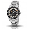 Montre LIP Nautic 3 Cadran Noir Bracelet Acier