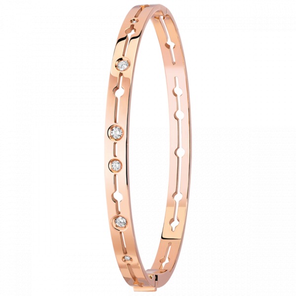 Bracelet Dinh Van Pulse Or rose et diamants