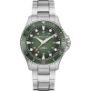 Montre Hamilton Khaki Navy Scuba Auto Cadran Vert Bracelet Acier 43mm