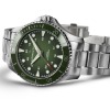 Montre Hamilton Khaki Navy Scuba Auto Cadran Vert Bracelet Acier 43mm