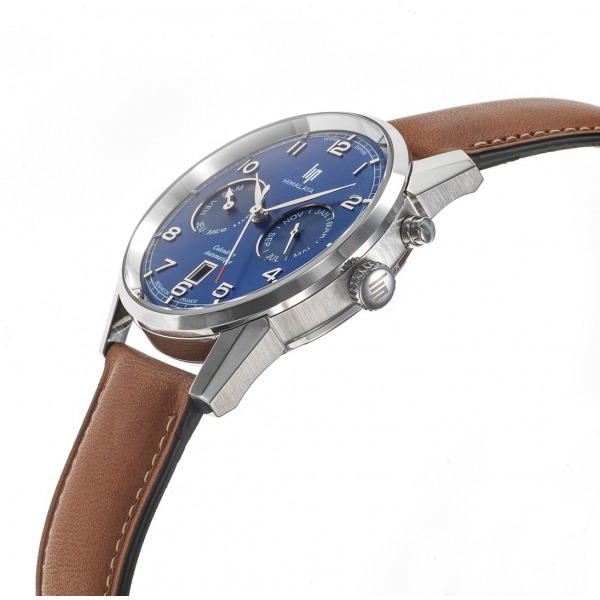 Montre LIP Himalaya 40mm Calendrier Cadran Bleu