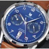 Montre LIP Himalaya 40mm Calendrier Cadran Bleu