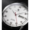 Montre LIP Himalaya 40mm Automatique Cadran Blanc Bracelet Cuir